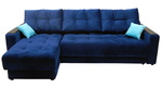 Угловой диван Бонд XL средний с накладкой 5 подушек в Бахчисарае